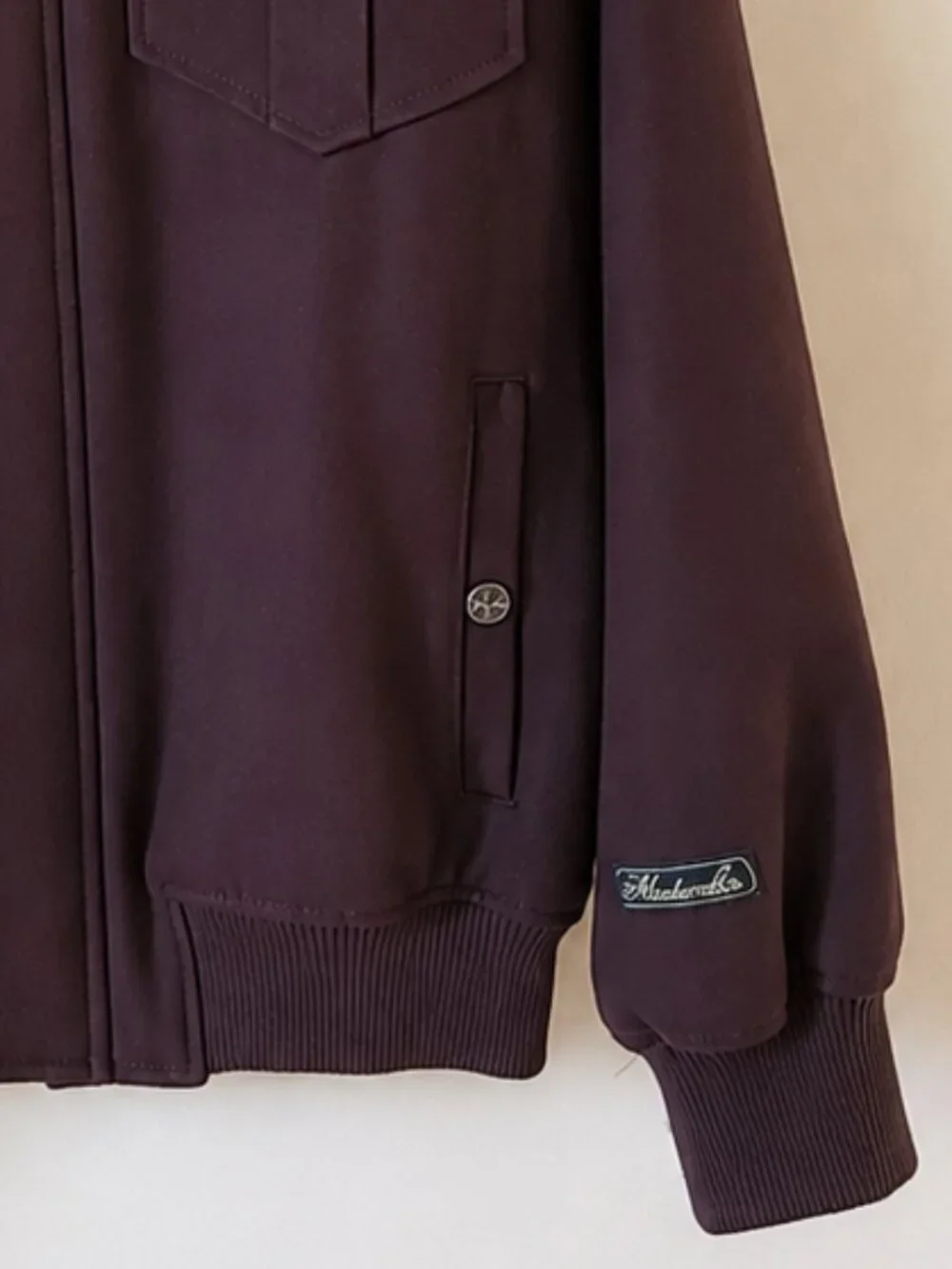 Akademiks Men's Brown Casual Ribbed Military Bomber Utility Jacket SZ XXL